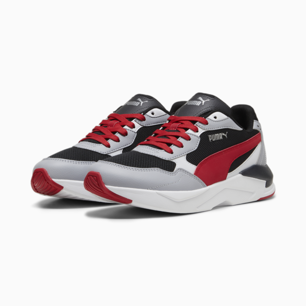 X-Ray Speed Lite Trainers, PUMA Black-Club Red-Gray Fog-Silver Mist, large-ZAF
