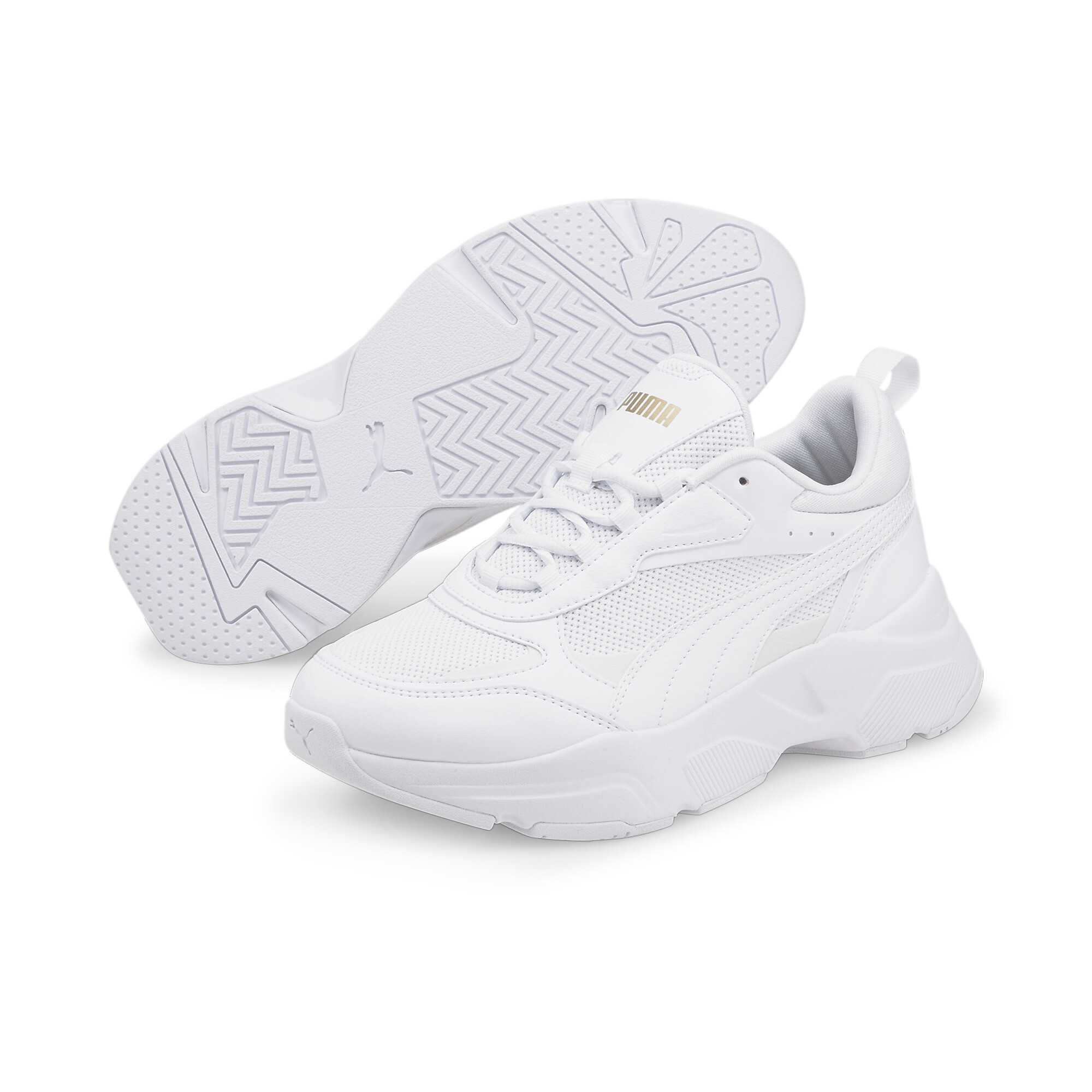 Women's Puma Cassia's Trainers, White, Size 37.5, Shoes