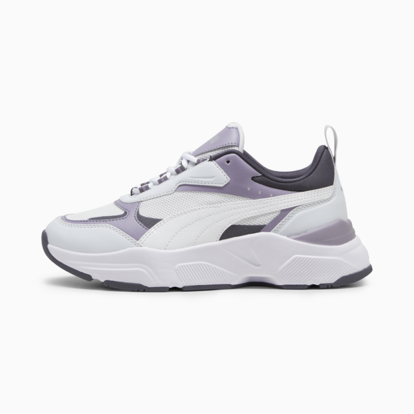 Zapatillas Cassia para mujer, Silver Mist-PUMA White-Galactic Gray-Pale Plum-PUMA Silver, large-ARG