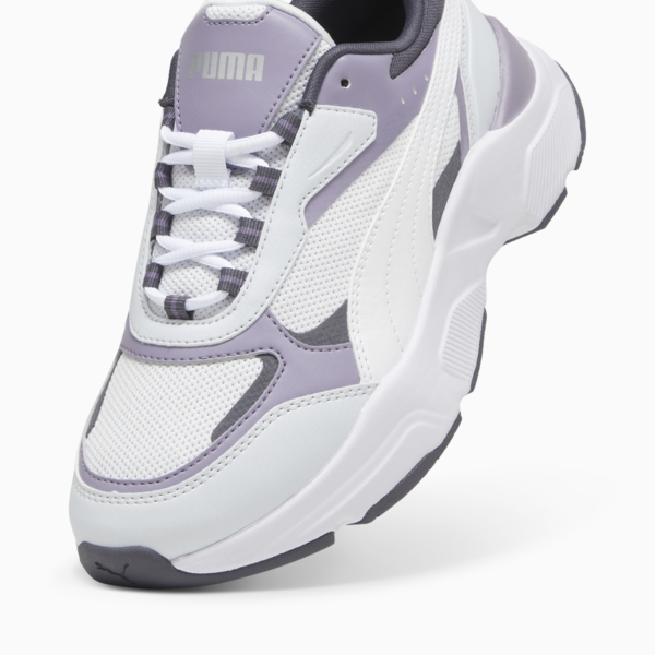 Zapatillas Cassia para mujer, Silver Mist-PUMA White-Galactic Gray-Pale Plum-PUMA Silver, large-ARG