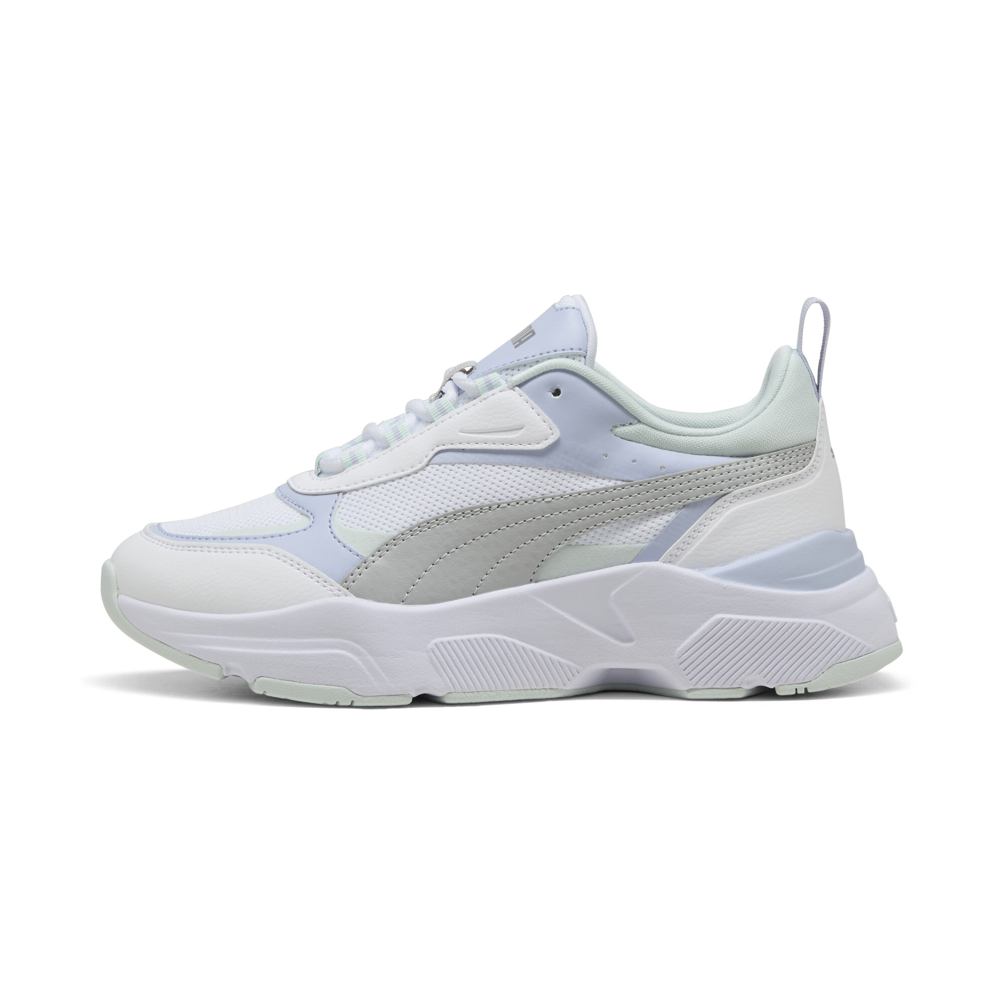 Puma Cassia Sneakers Damen Schuhe | White/Cool Light Gray/Cool Weather | Größe: 40