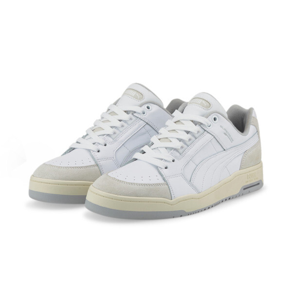 Slipstream Lo Retro Trainers, Puma White-Pristine, large-ZAF