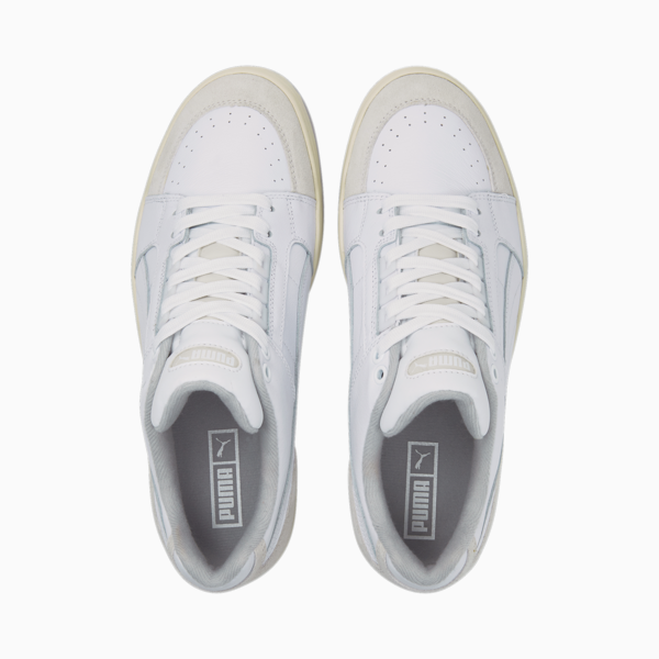 Slipstream Lo Retro Trainers, Puma White-Pristine, large-ZAF