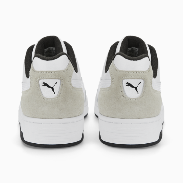 Slipstream Lo Retro Trainers, Puma White-Vaporous Gray, large-ZAF