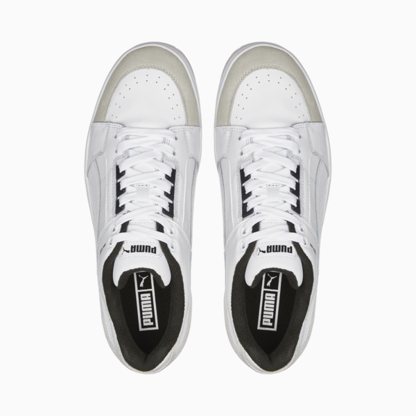 Slipstream Lo Retro Trainers, Puma White-Vaporous Gray, large-ZAF