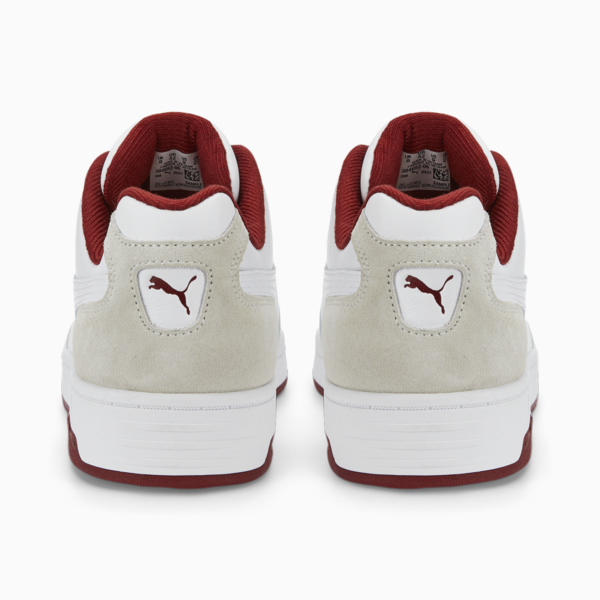 Slipstream Lo Retro Trainers, Puma White-Intense Red, large-ZAF