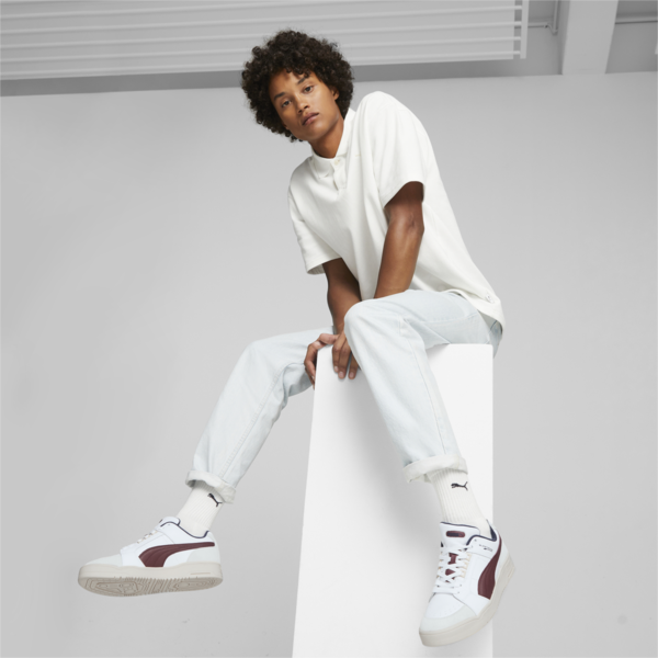 Slipstream Lo Retro Trainers, PUMA White-Team Regal Red, large-ZAF