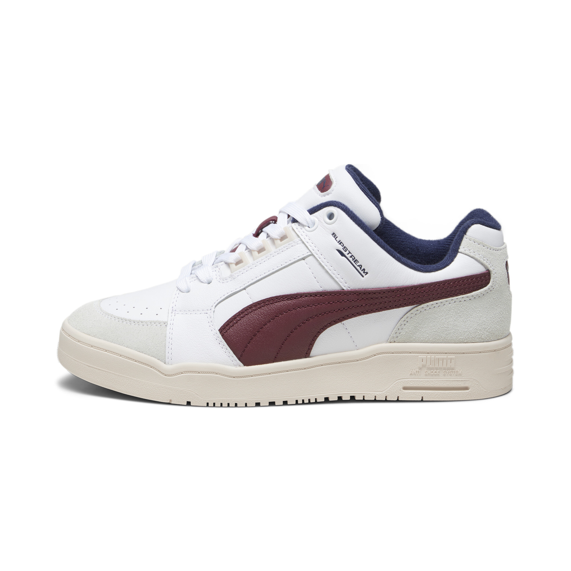 Men's PUMA Slipstream Lo Retro Trainers In White, Size EU 40.5