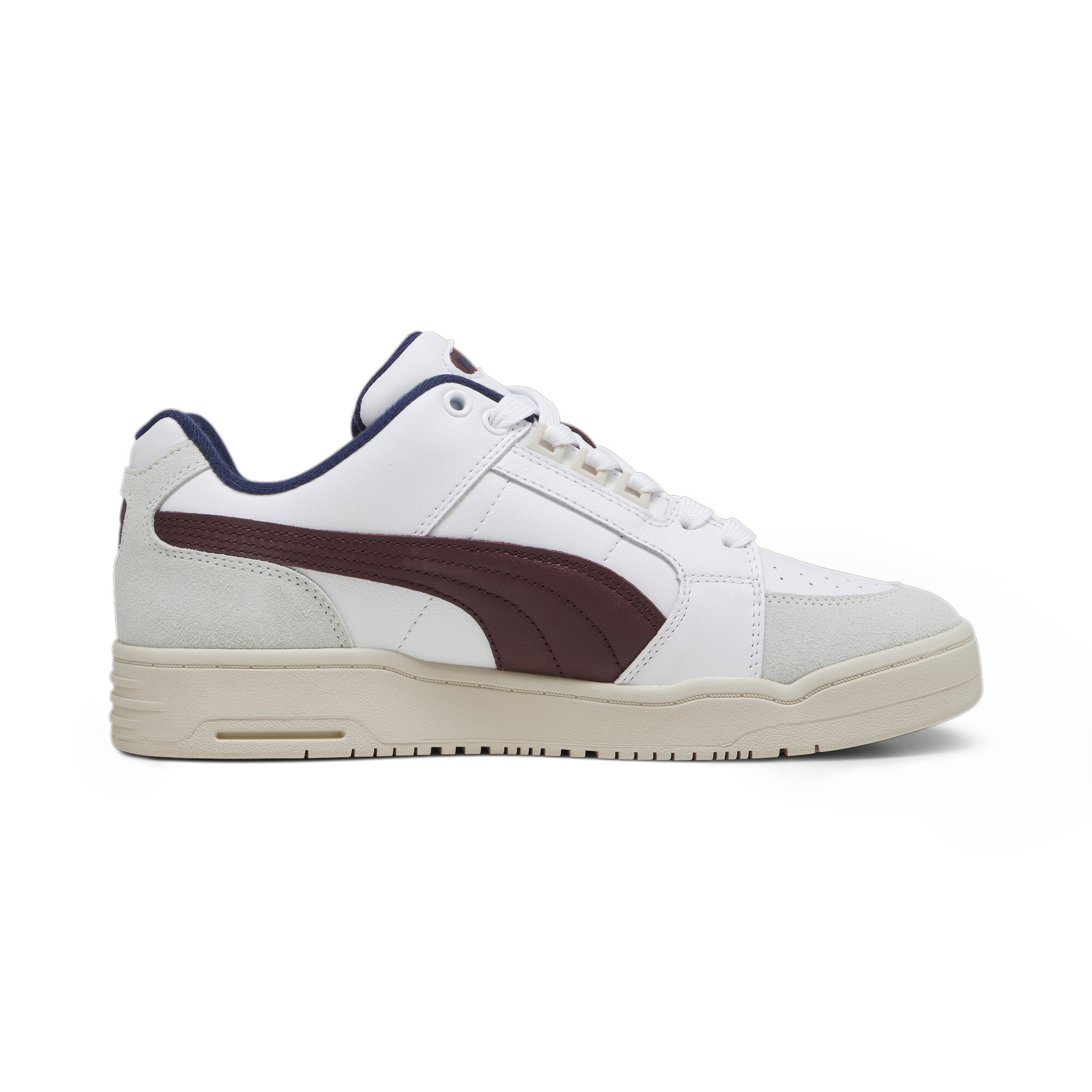 Men's PUMA Slipstream Lo Retro Trainers In White, Size EU 40.5