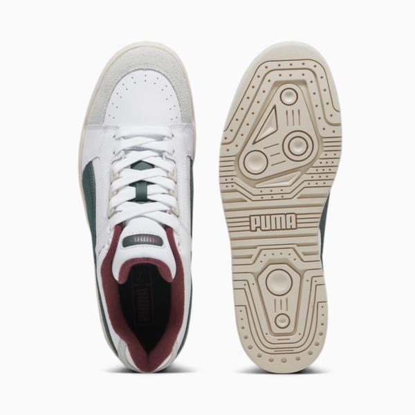 Slipstream Lo Retro Trainers, PUMA White-Malachite, large-ZAF