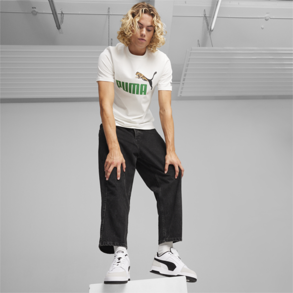Slipstream Lo Retro Trainers, PUMA White-PUMA Black, large-ZAF