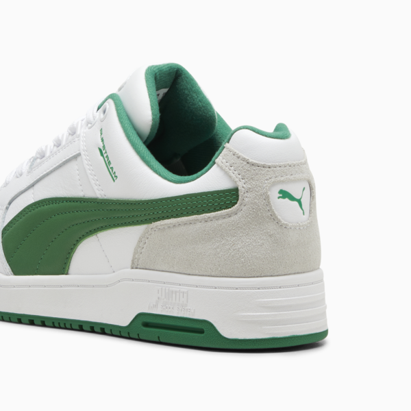 Slipstream Lo Retro Trainers, PUMA White-Archive Green, large-ZAF