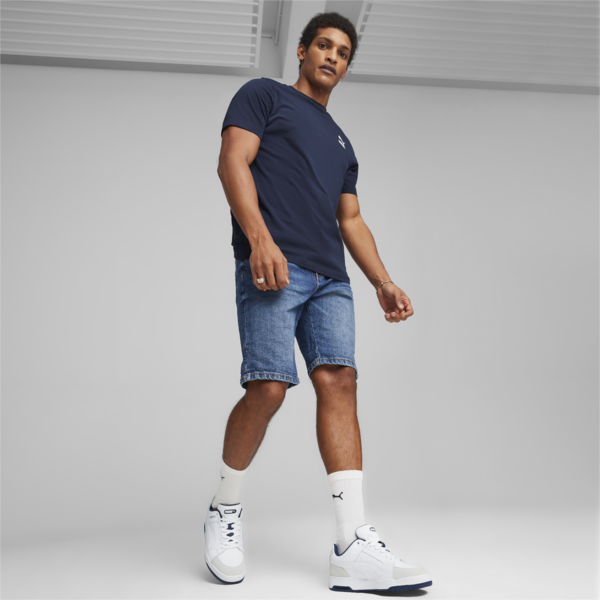 Slipstream Lo Retro Trainers, PUMA White-PUMA White-Club Navy, large-ZAF