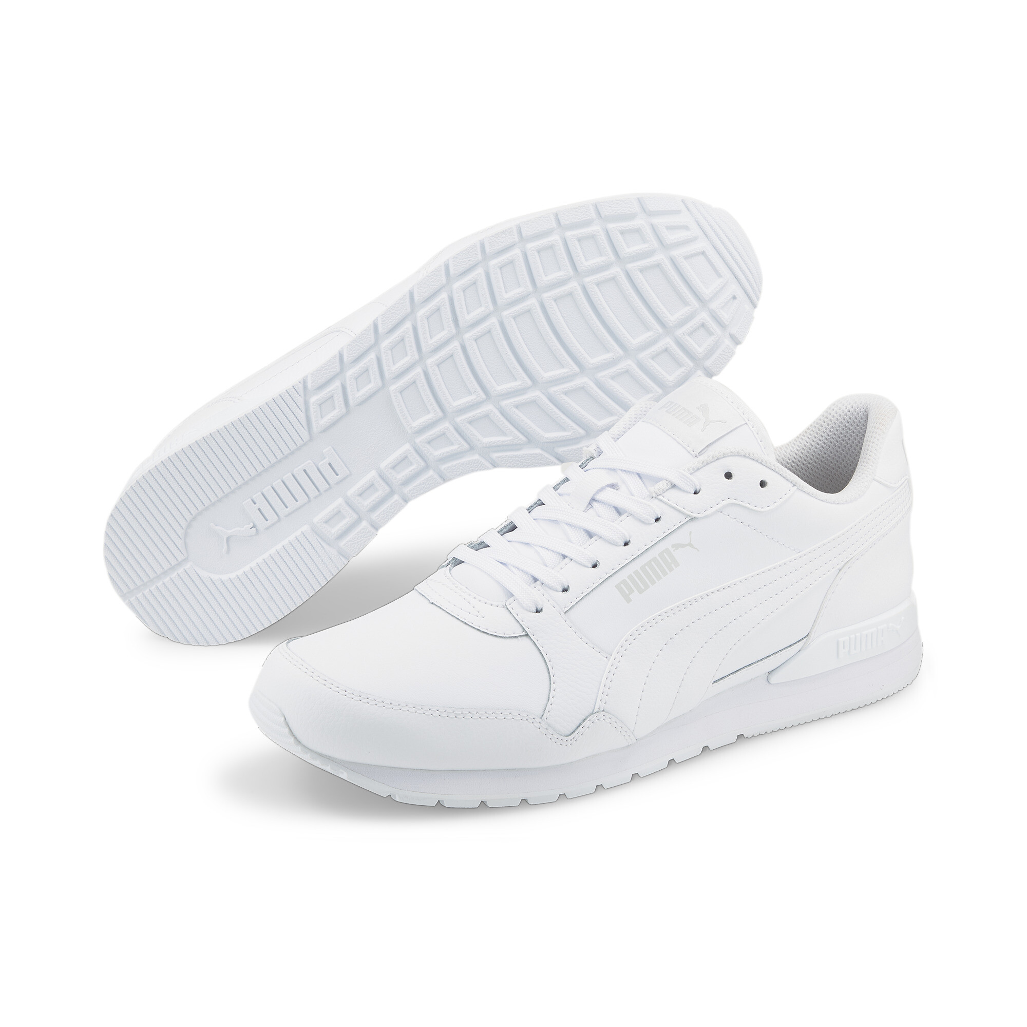 Puma ST Runner V3 L Trainers, White, Size 46, Shoes