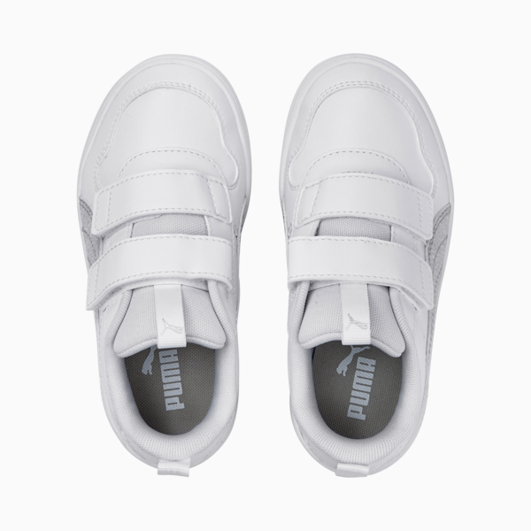 Tenis Multiflex Glitz Formstrip para niñas, Puma White-Puma Silver, large-MEX