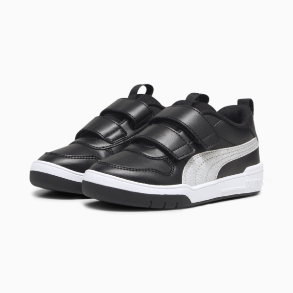 Tenis Multiflex Glitz Formstrip para niñas, PUMA Black-PUMA Silver, large-MEX