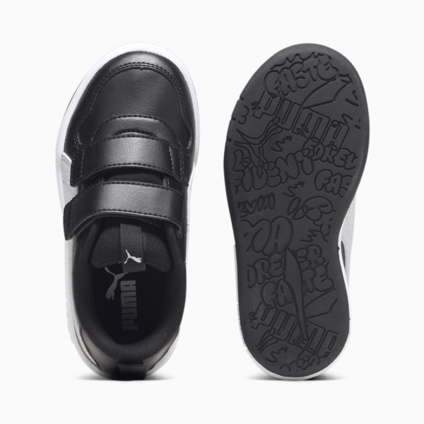 Tenis Multiflex Glitz Formstrip para niñas, PUMA Black-PUMA Silver, large-MEX