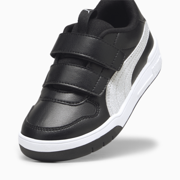Tenis Multiflex Glitz Formstrip para niñas, PUMA Black-PUMA Silver, large-MEX