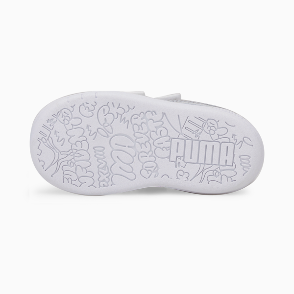 Multiflex Glitz Babies' Trainers, Puma White-Puma Silver, large-MEX