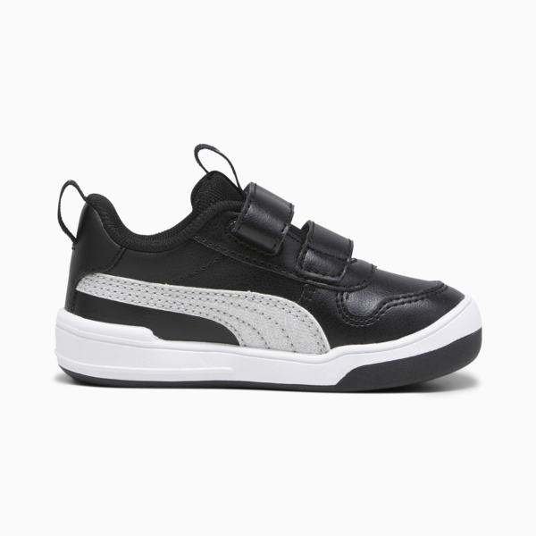Multiflex Glitz Babies' Trainers, PUMA Black-PUMA Silver, large-MEX