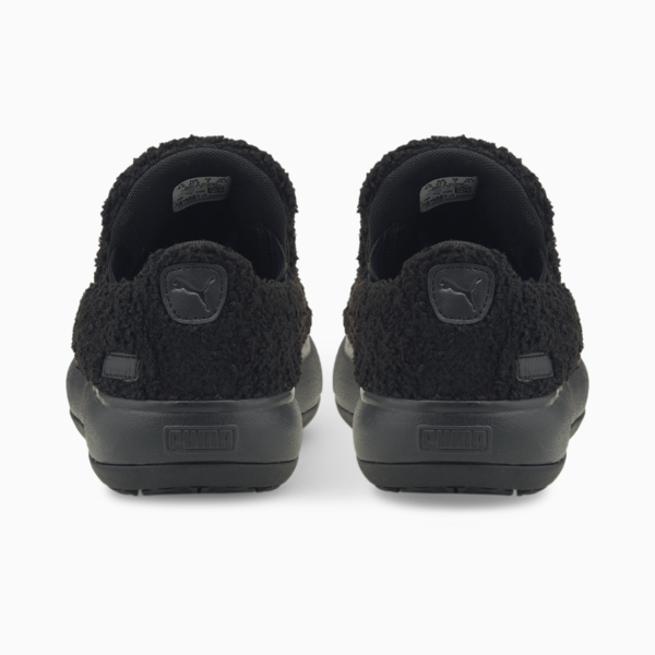 Suede Mayu Slip-On Teddy Women's Sandals, Puma Black, large-ZAF
