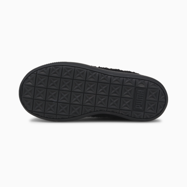 Suede Mayu Slip-On Teddy Women's Sandals, Puma Black, large-ZAF