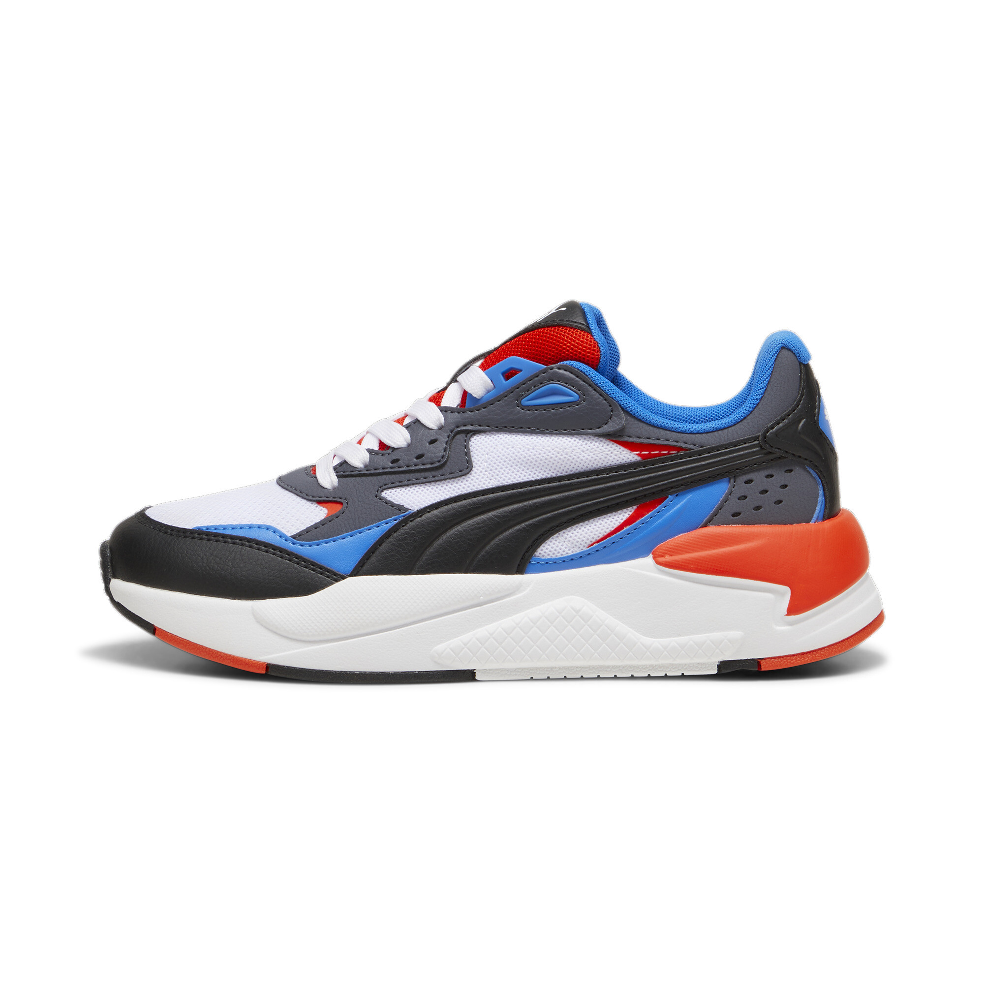 Puma X-Ray Speed Sneakers Teenager Schuhe Für Für Kinder | Mit Plain | White/Black/Hyperlink Blue | Größe: 38