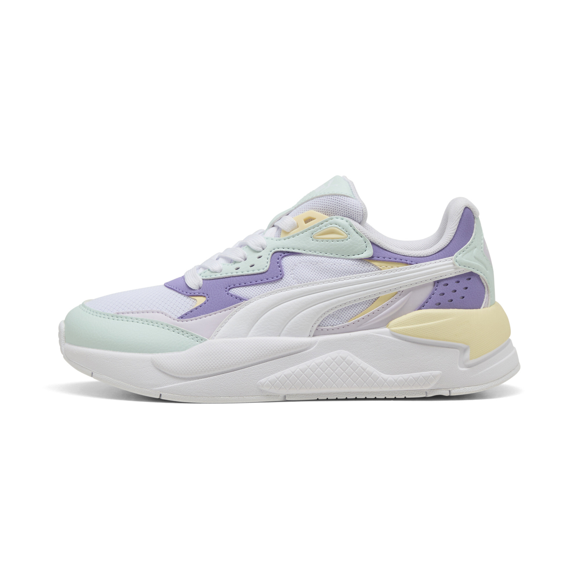 Puma X-Ray Speed Sneakers Teenager Schuhe Für Für Kinder | Mit Plain | White/Peaceful Blue/Lavender Alert | Größe: 37