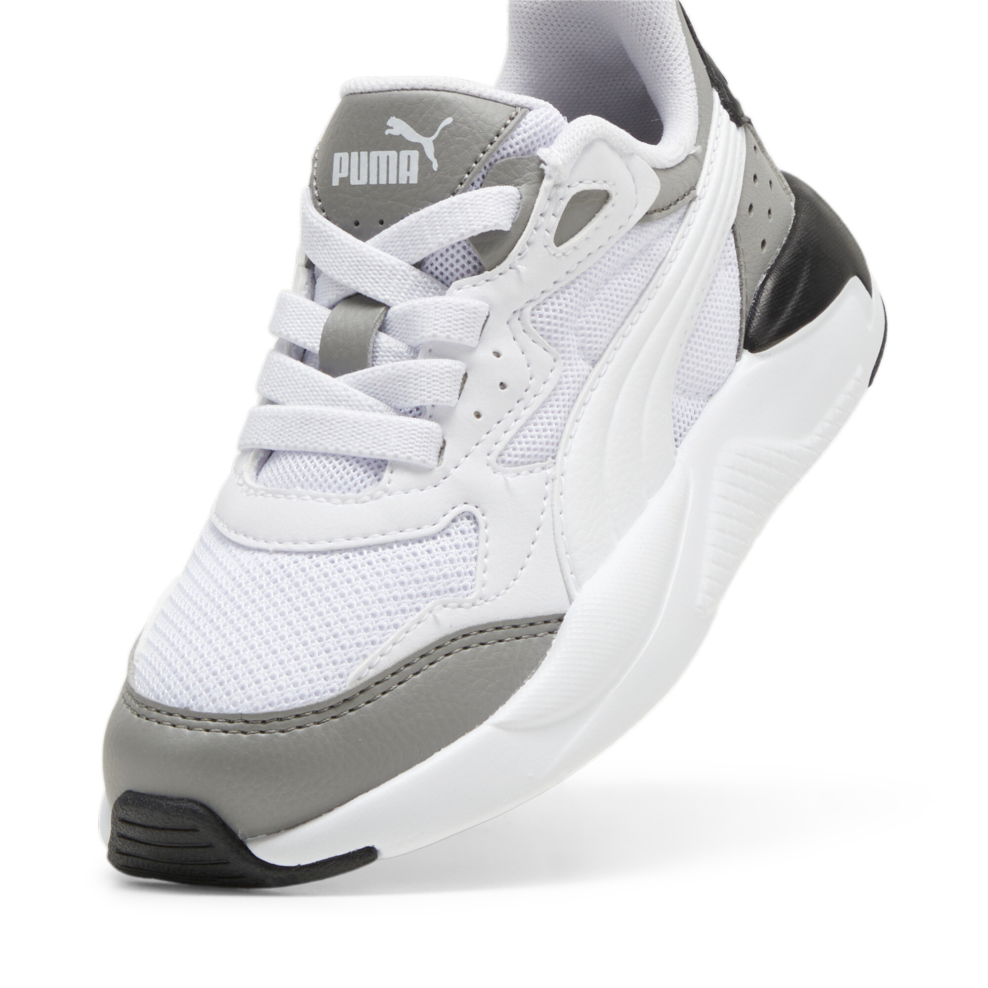 Puma X-Ray Speed AC Kids' Trainers, Gray, Size 31.5, Shoes