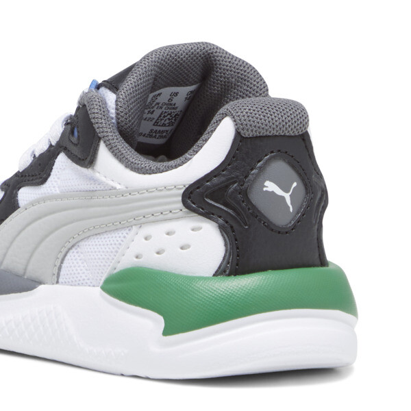 X-Ray Speed AC Babies' Trainers, PUMA White-Cool Light Gray-PUMA Black-Archive Green, large-ZAF