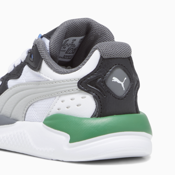 X-Ray Speed AC Babies' Trainers, PUMA White-Cool Light Gray-PUMA Black-Archive Green, large-ZAF