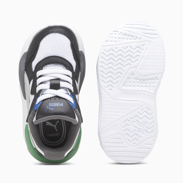 X-Ray Speed AC Babies' Trainers, PUMA White-Cool Light Gray-PUMA Black-Archive Green, large-ZAF