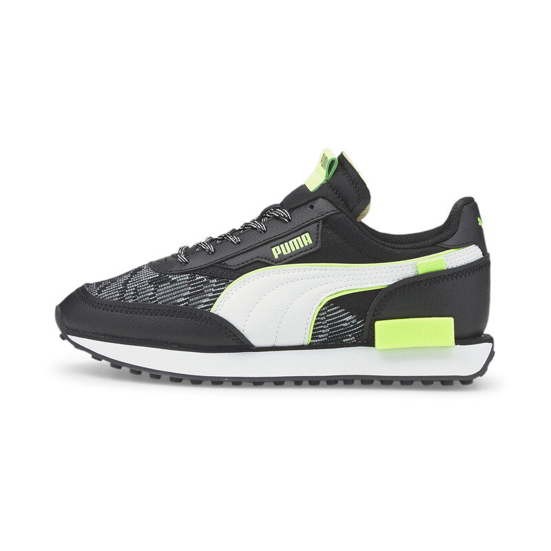 

PUMA Future Rider Visual Effects Youth Sneakers, Black/gray/green