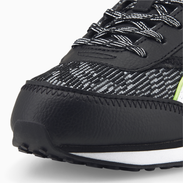 Future Rider Visual Effects Sneakers Kids, Puma Black-Green Glare, large-ZAF