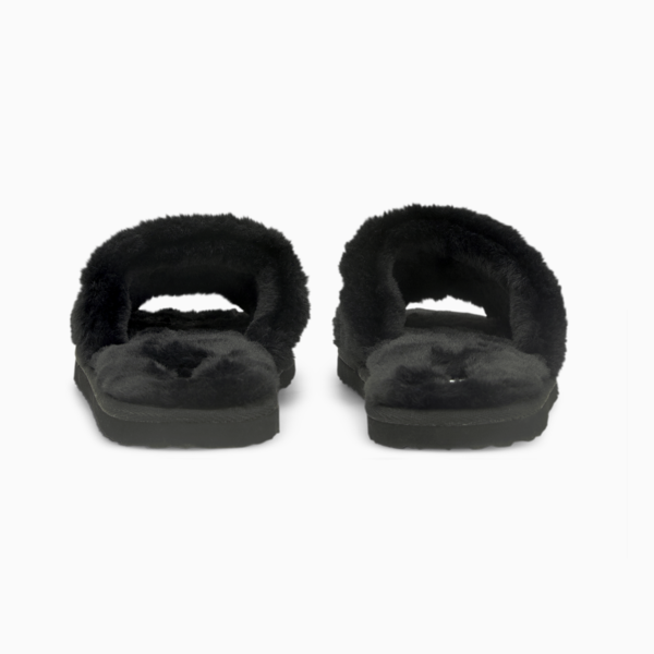 Fluff Slide Women, Puma Black-Puma White, large-ZAF