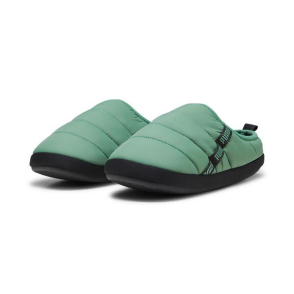 Puma green slippers store
