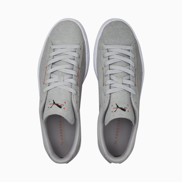 Suede RE:Collection Trainers, Harbor Mist-Puma White, large-ZAF