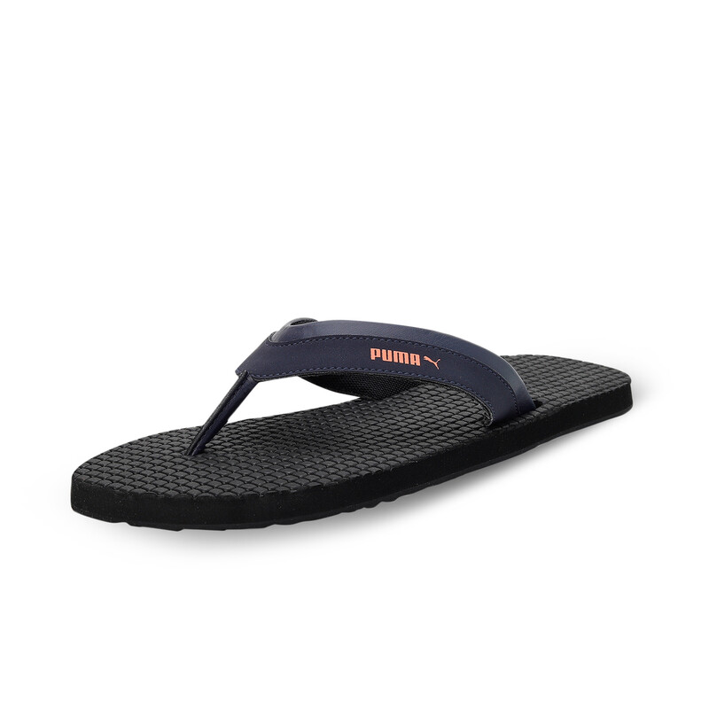 Men's PUMA Shiatsu V2 Flip-Flops Sandals in Black/Purple size UK 7