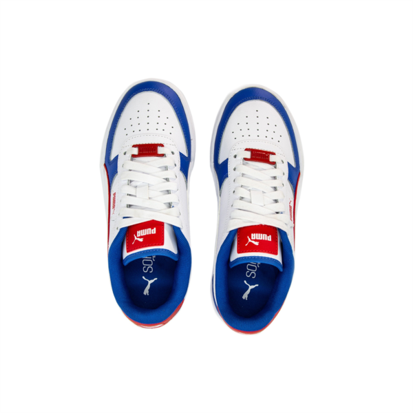 Caven Dime Youth Trainers, Victoria Blue-Puma White-High Risk Red, large-MEX