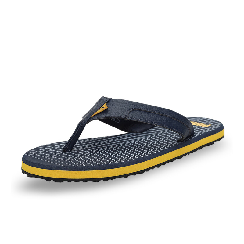 

Men's PUMA Oleum 5 Flip Flops, Black/blue/yellow