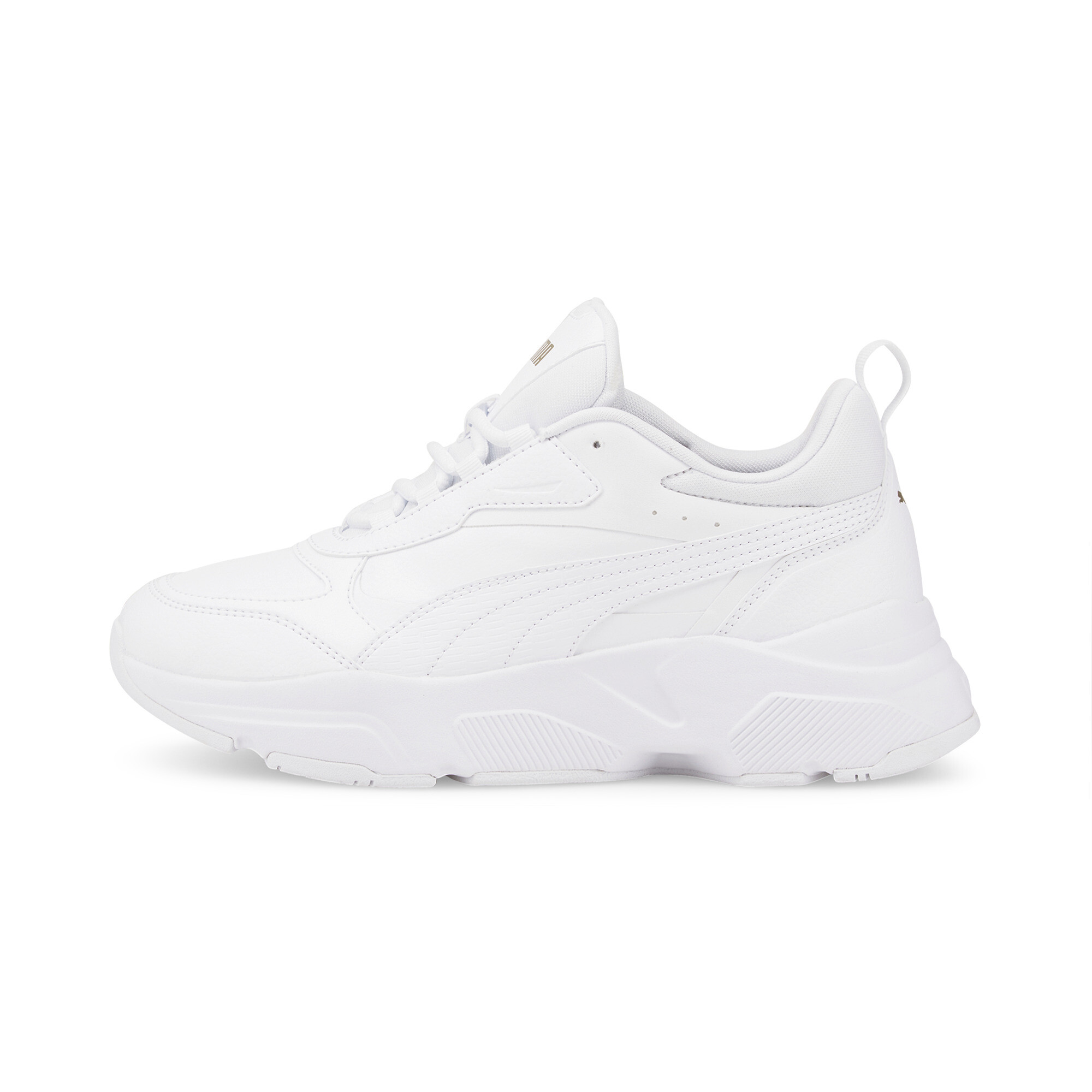 Puma Cassia SL Sneakers Damen Schuhe | White/Gold | Größe: 40