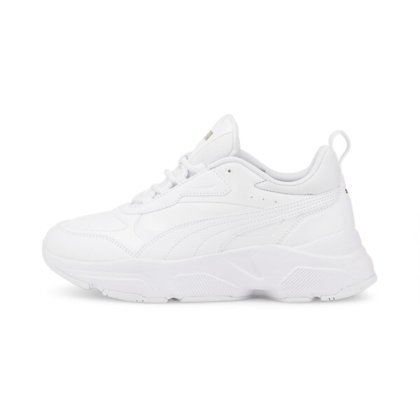 Shop Puma Cassia Sl Women's Sneakers In White- White- Team Gold