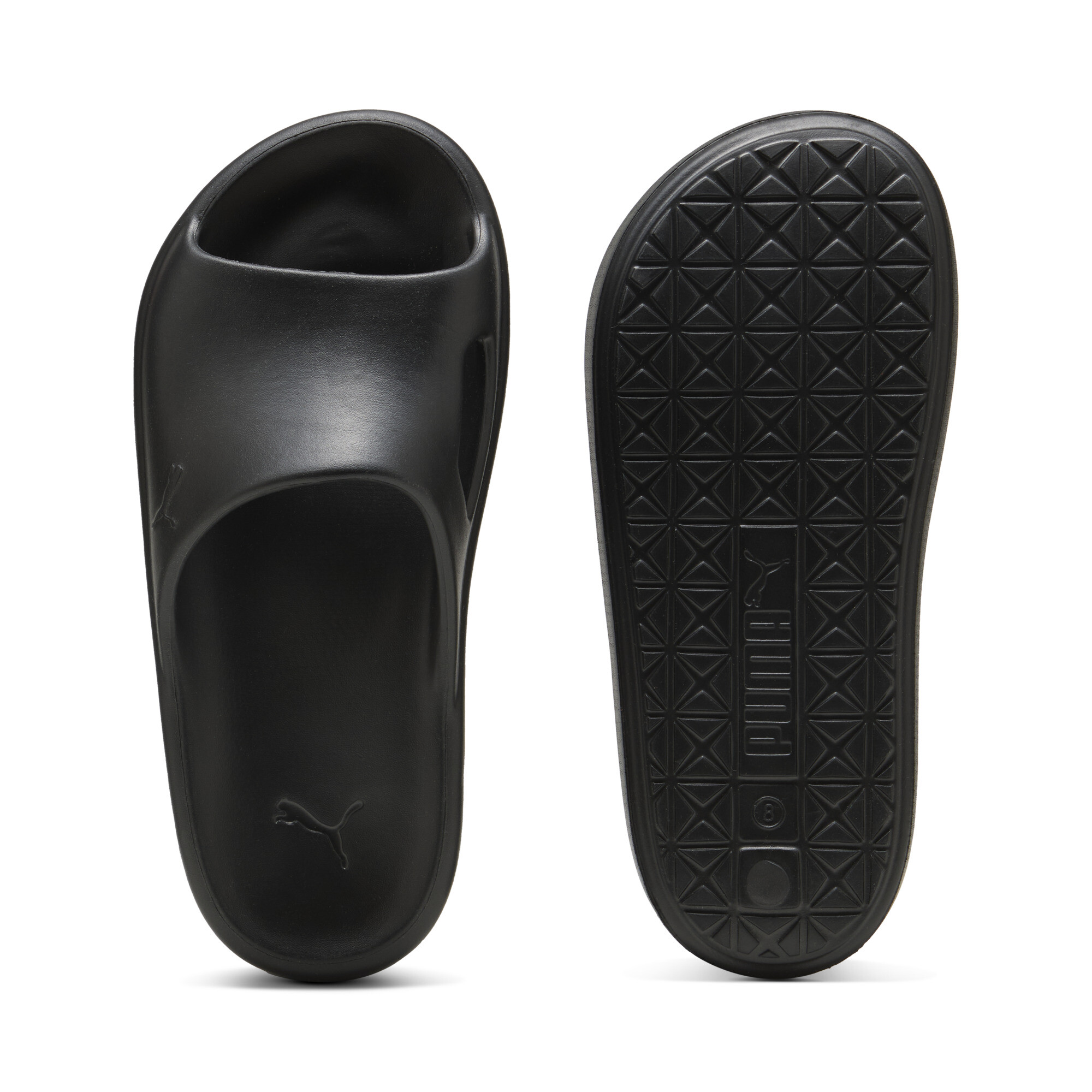 PUMA Shibui Cat Slides in Black, Size 4