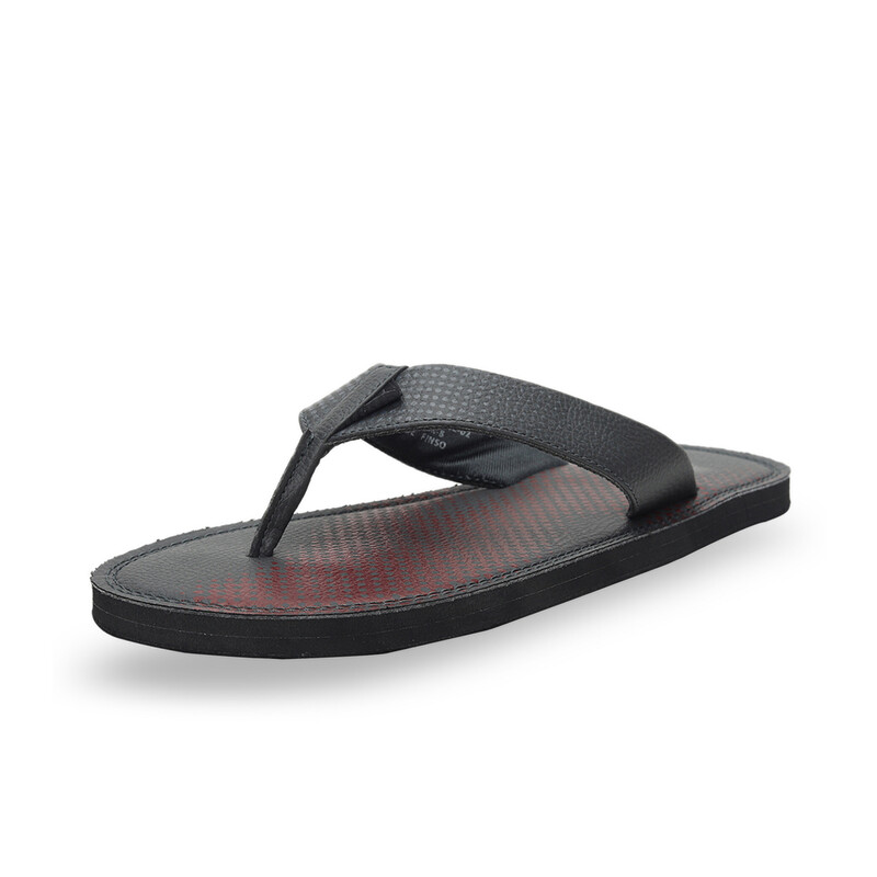 

Men's PUMA Keru Flip Flops, Black/red/purple
