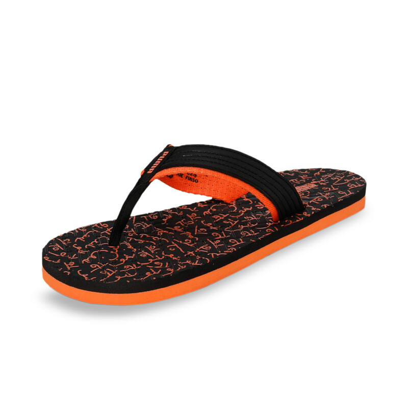 

Men's PUMA Snap V2 Unisex Flip Flops, Black/orange