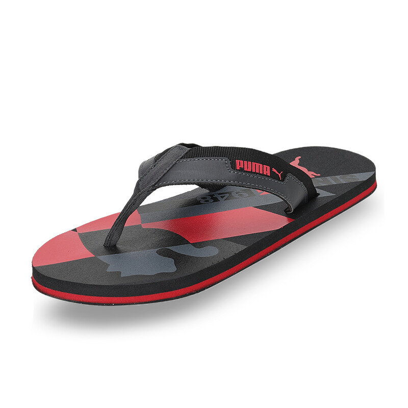 

Men's PUMA Gypsum 5 Flip-Flops Sandals, Black/red