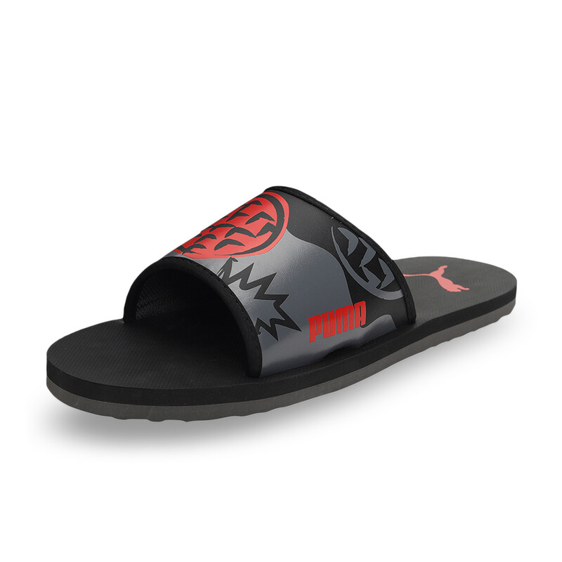 

PUMA Stellar V3 Slides, Black/red