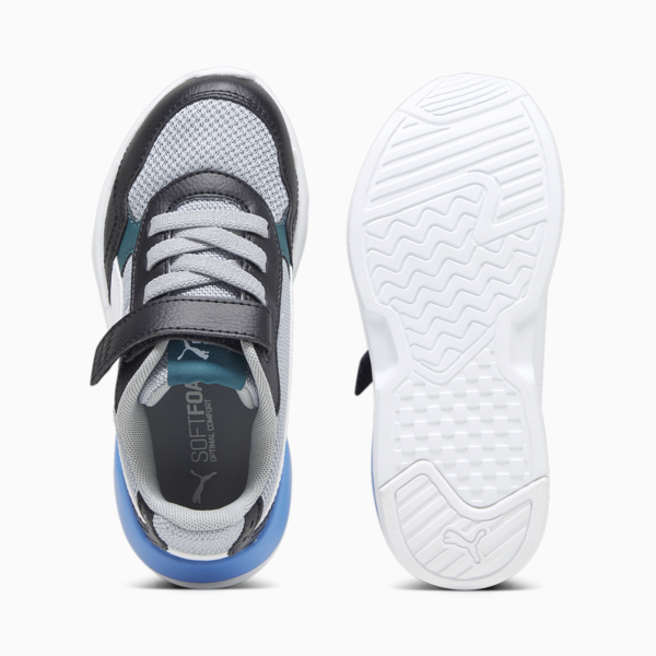 X-Ray Speed Lite AC Kids' Trainers, PUMA Black-PUMA White-Malachite, large-ZAF