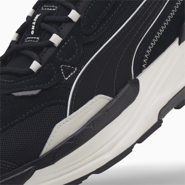 Extent Nitro Heritage Sneakers, Jet Black-Whisper White, large-ZAF