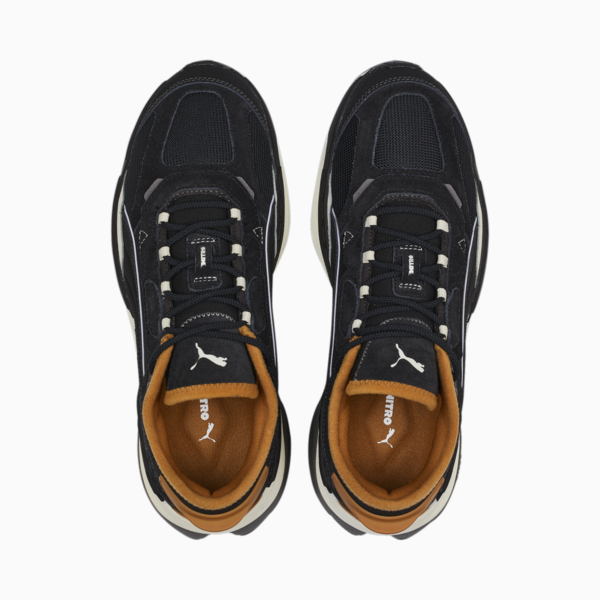 Extent Nitro Heritage Sneakers, Jet Black-Whisper White, large-ZAF